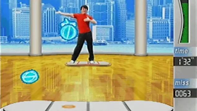 J-Mat-Fitness-screen Jackie Chan et les Jeux Vidéo