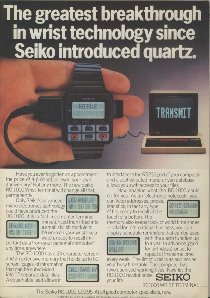 Ad-Seiko-RC-1000-721x1024 Seiko RC-1000 et Commodore 64