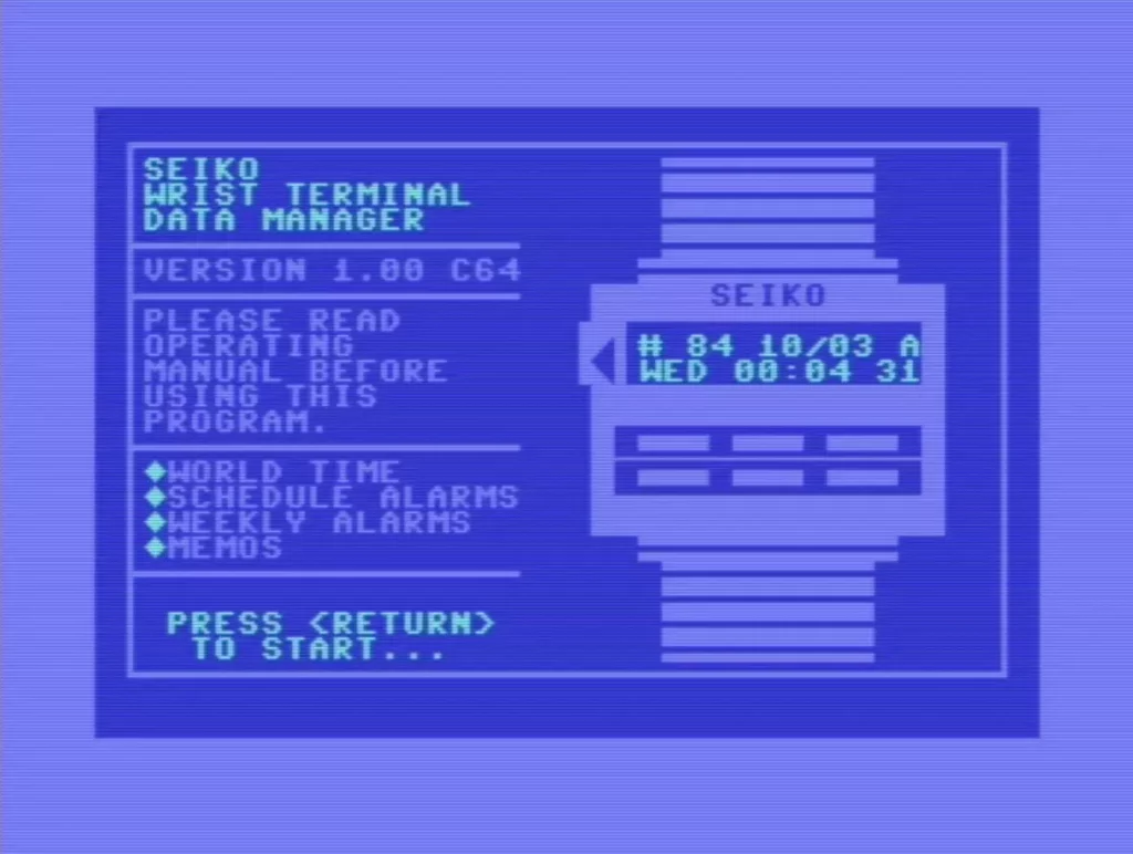 C64-interface-1024x772 Seiko RC-1000 et Commodore 64
