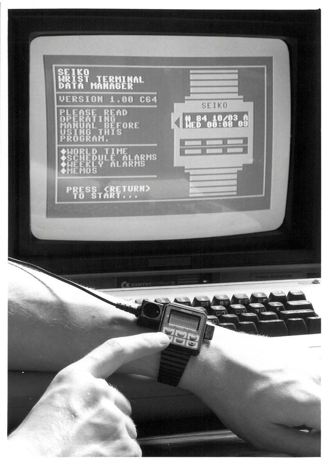 Gk-54nvbAAASB7y Seiko RC-1000 et Commodore 64