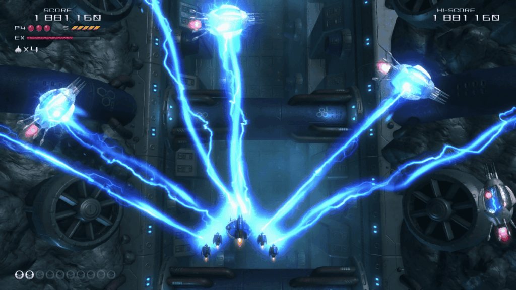 Screenshot-1-Truxton-Extreme-1024x576 [MAJ date de sortie] Truxton Extreme : Le shmup qui revient pour vous faire suer en duo !