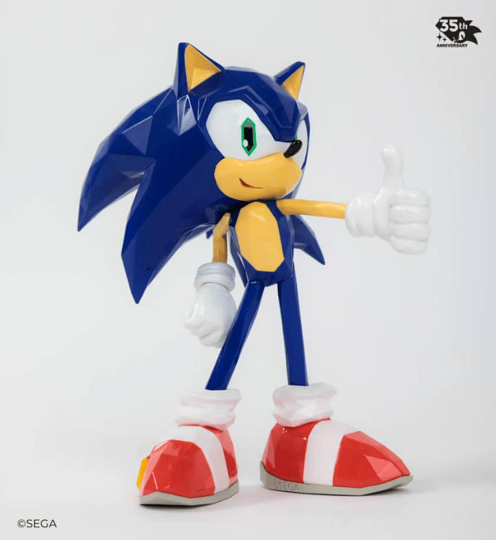 Sonic-X-Richard-Orlinski-3 SONIC X ORLINSKI : L'icône de SEGA sculptée par Richard Orlinski