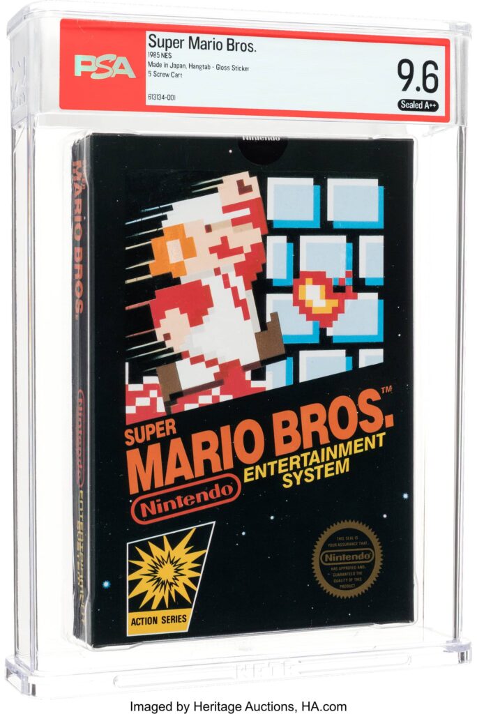 Mario-Bros-graded-684x1024 Un exemplaire de Super Mario Bros. pulvérise les records à 3 millions de dollars