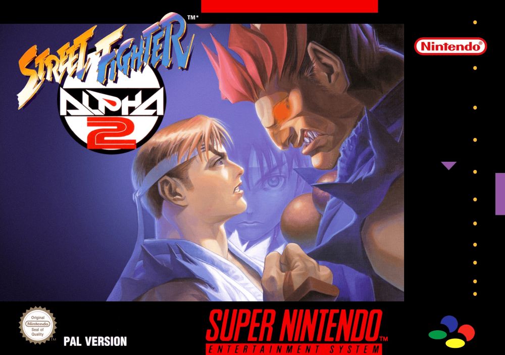 Street Fighter Alpha 2 box SNES